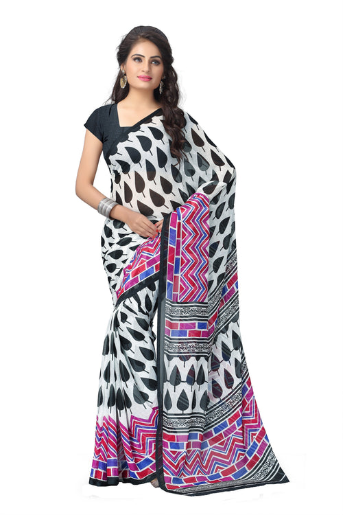 Buy Black Sarees for Women by SATRANI Online | Ajio.com