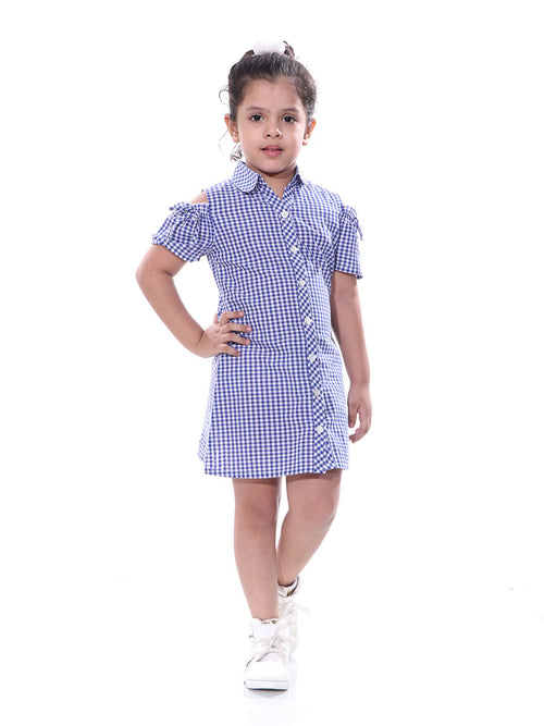 Pure Cotton A-line Pinafore Dungaree Dress With T-Shirt For Girls – Naughty  Ninos