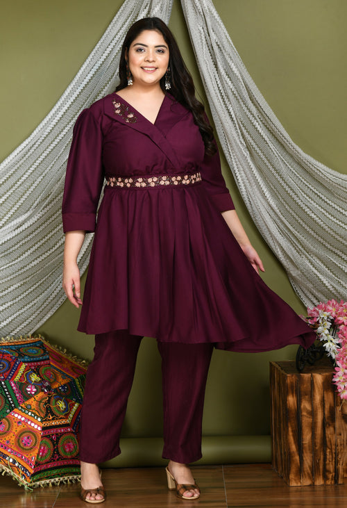 PLUS SIZE STYLISH CO-ORD SET, SIZE 3XL to 8XL, DHRITI GARMENTS, NEW  COLLECTION