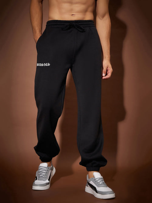 Men Navy REPRESENT Oversized Joggers