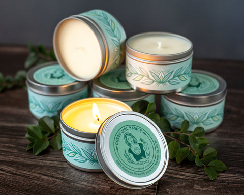 the Classic 8 oz. Soy Candle Tin – JNK Farm