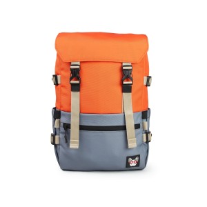 Buy Peach grey color backpack MADBRAG