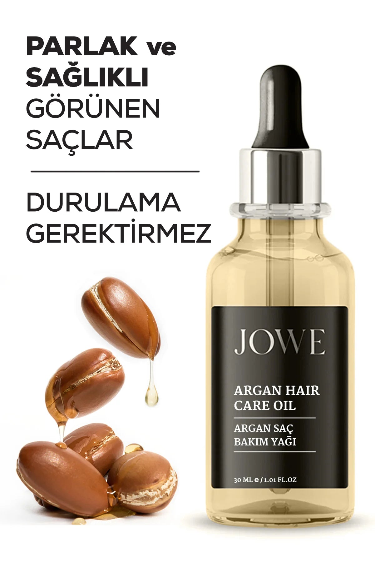 parlak ve saglıklı saçlar için argan yağı