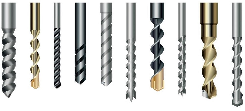 Assortment of drill bits