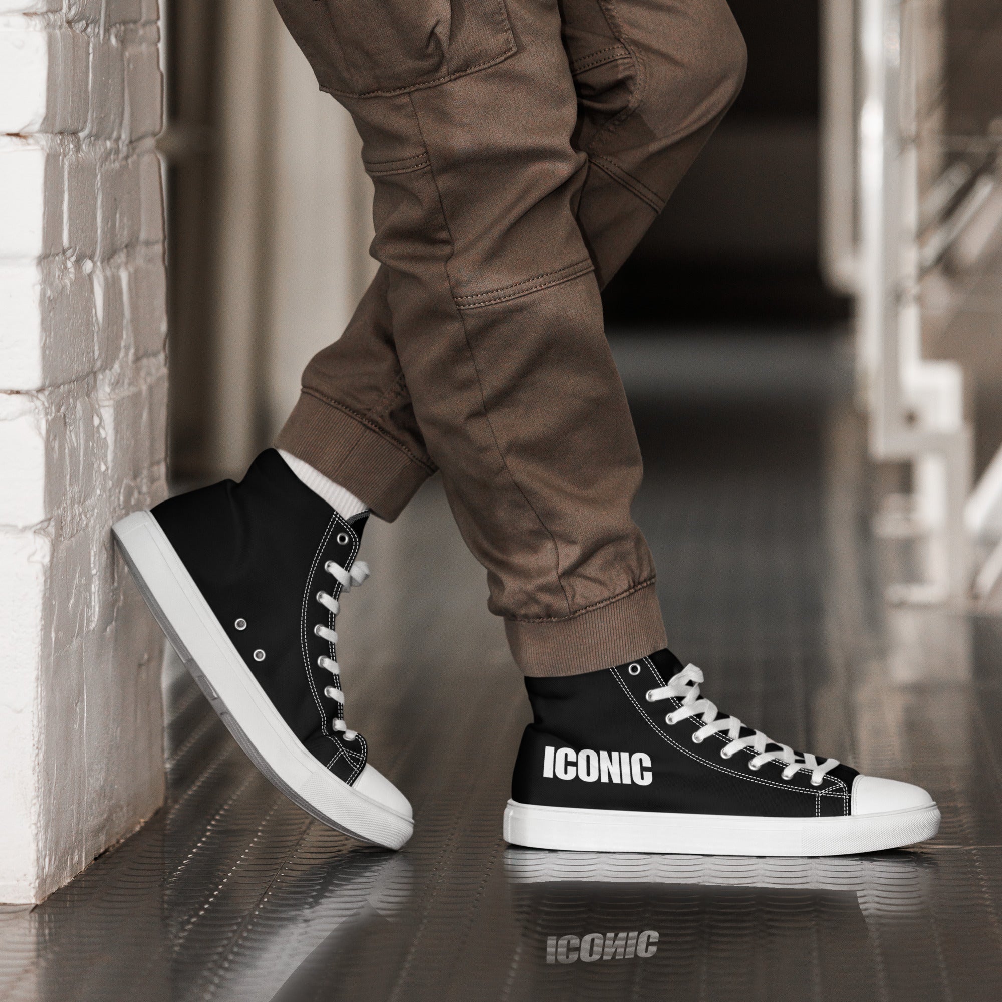 ICONIC Classic Men's High Top Canvas Shoes – ICONIC Mindset 365