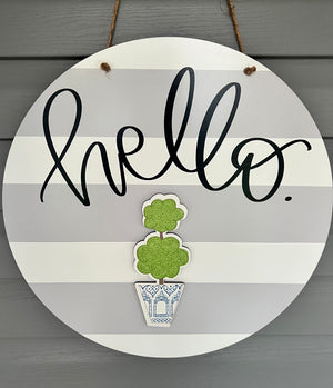 Boxwood 8-inch Attachment for Door Hanger - Lemon Drops Boutique