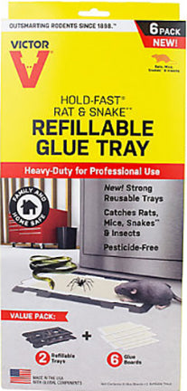 Buy Effective Heavy-Duty Rat, Mouse & Snake Glue Trays 6 Count