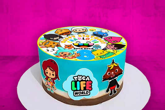 TOCA BOCA Cake topper | Toca Boca Characters | CUPCAKE CAKE TOPPER EDIBLE