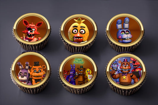 Officially Licensed Five Nights at Freddy's Edible Cake Image Toppers –  Sugar Art Supply