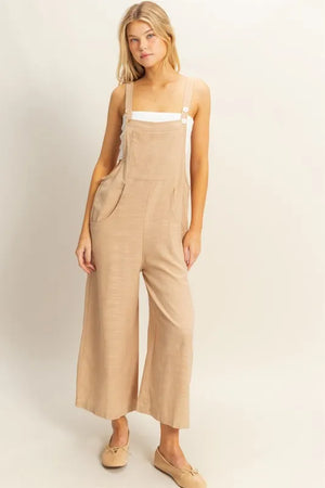 HYFVE Textured Wide Leg Overall - She.me | Women's Fashion