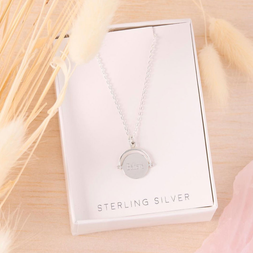Midsummer Star Sterling Silver Engravable Necklaces and Jewellery 