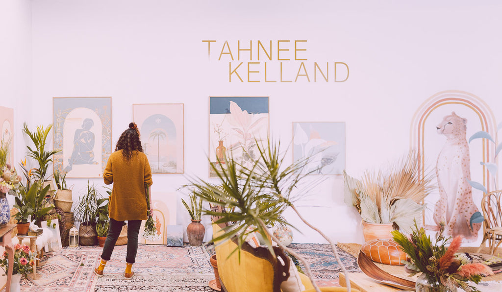 The studio of artist Tahnee Kelland