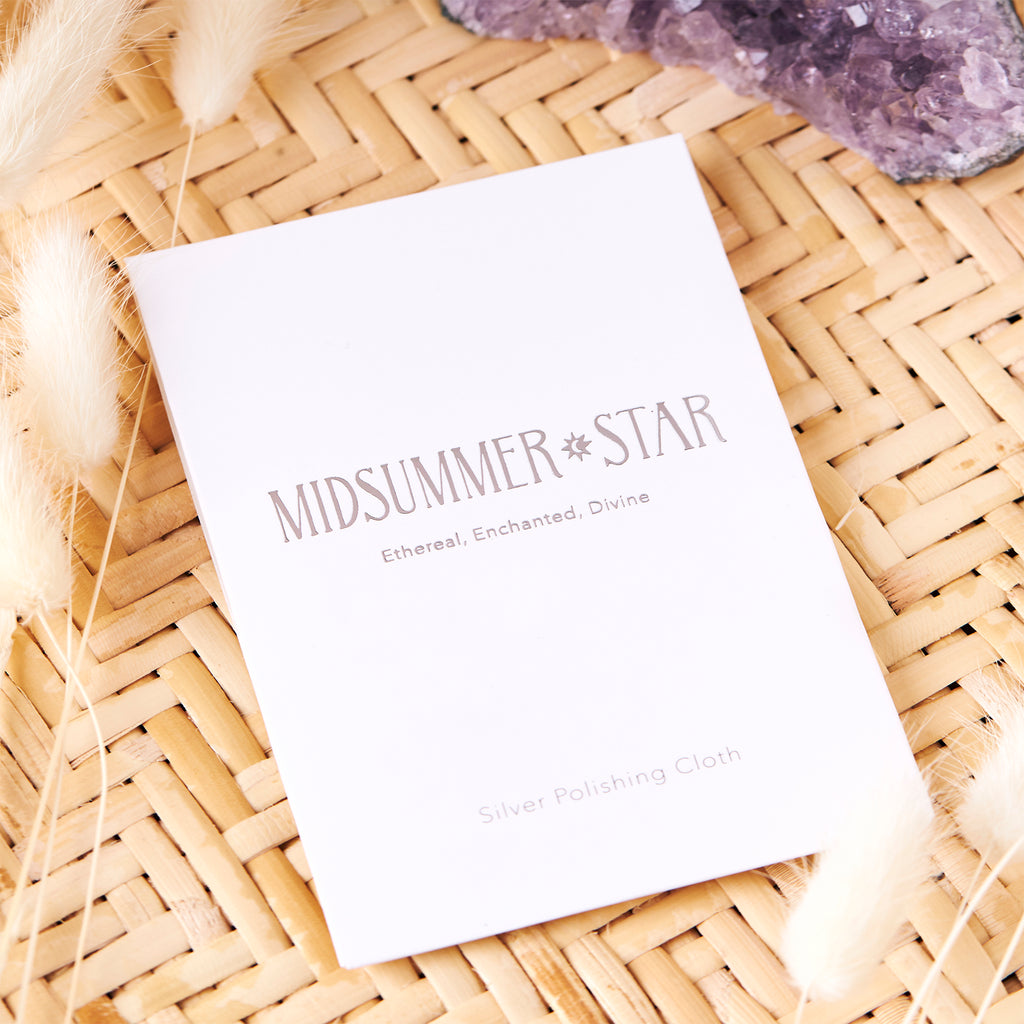 Midsummer Star Sterling Silver Polishing Cloth 