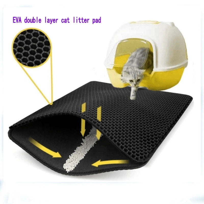 Honeycomb Double Layer Cat Litter Mat