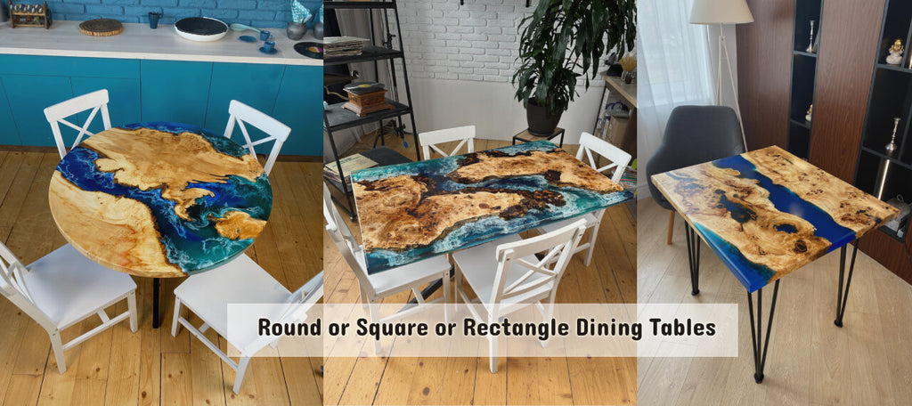 round table vs rectangular table