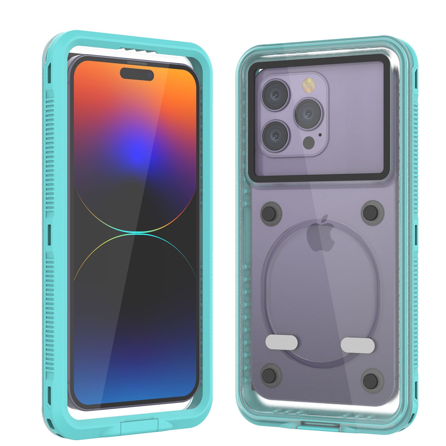 Punkcase Aquatouch Diving Case | Universal IP68 Waterproof Cover for Scuba Diving, Snorkelling & Snowboarding [Teal]