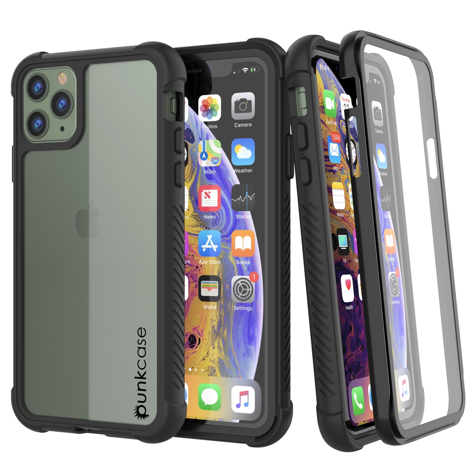 Punkcase Iphone 11 Pro Case Spartan Series Clear Rugged Heavy Duty