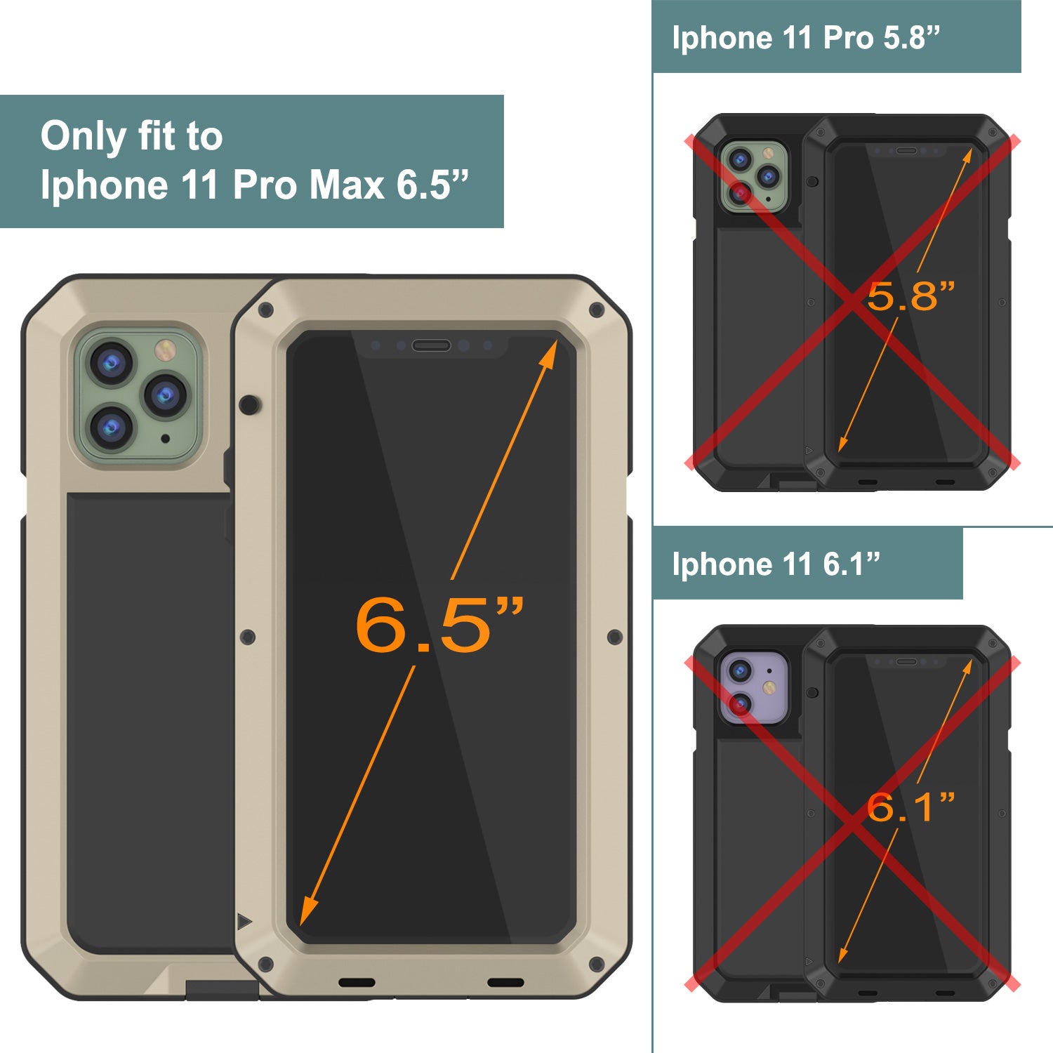 iPhone 11 Pro Max Metal Case - Military Grade | Punkcase – punkcase