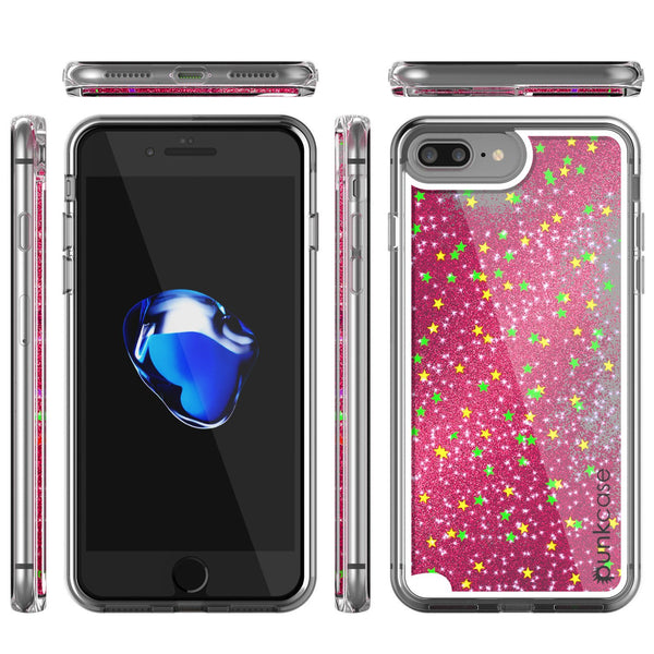 iPhone 8+ Plus Case, Punkcase [Liquid Silver Series