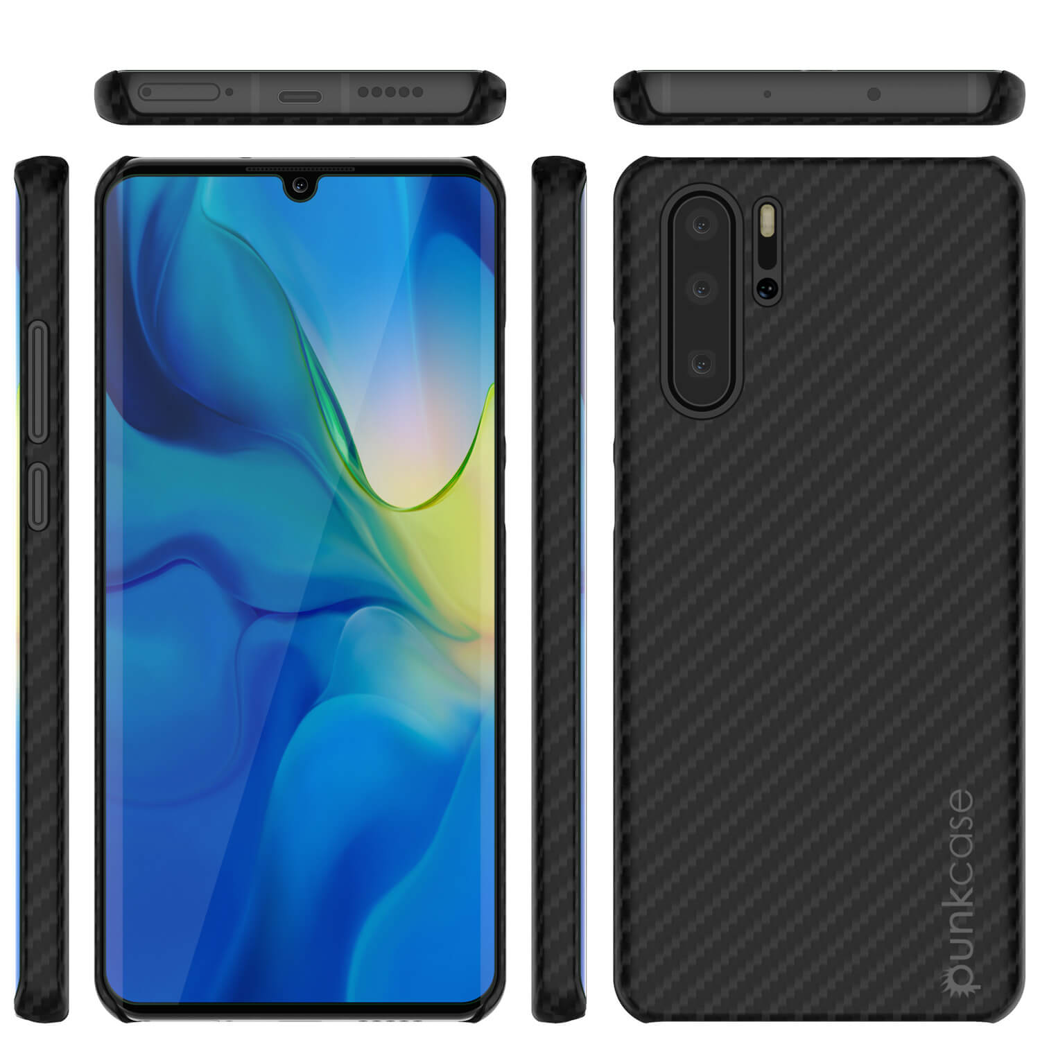 Huawei Mate 30 Pro Case, Punkcase CarbonShield, Heavy Duty ...