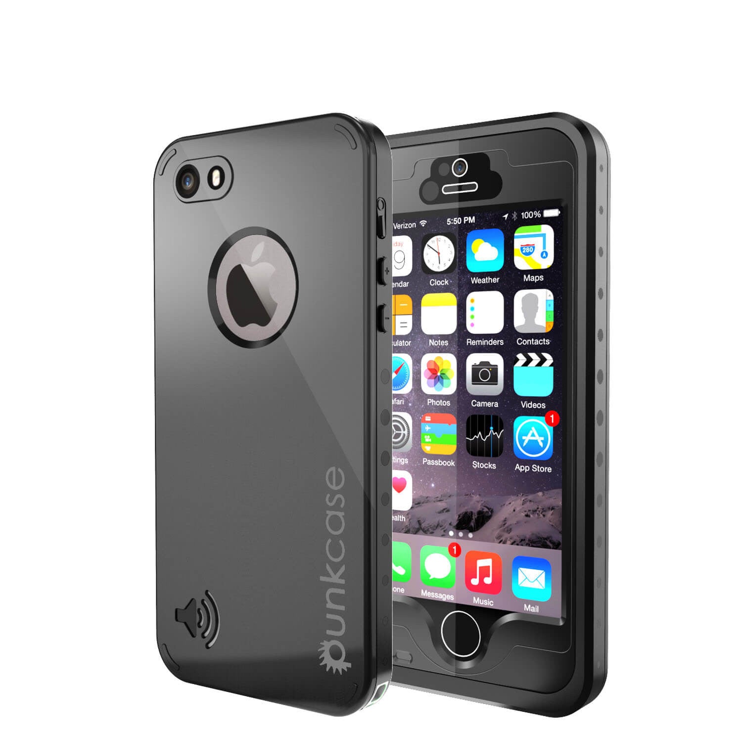 PUNKcase StudStar Black Apple iPhone Waterproof – punkcase
