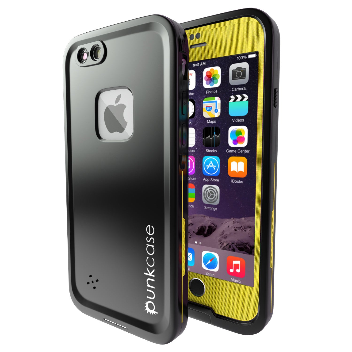 Punkcase Yellow Apple iPhone waterproof case – punkcase
