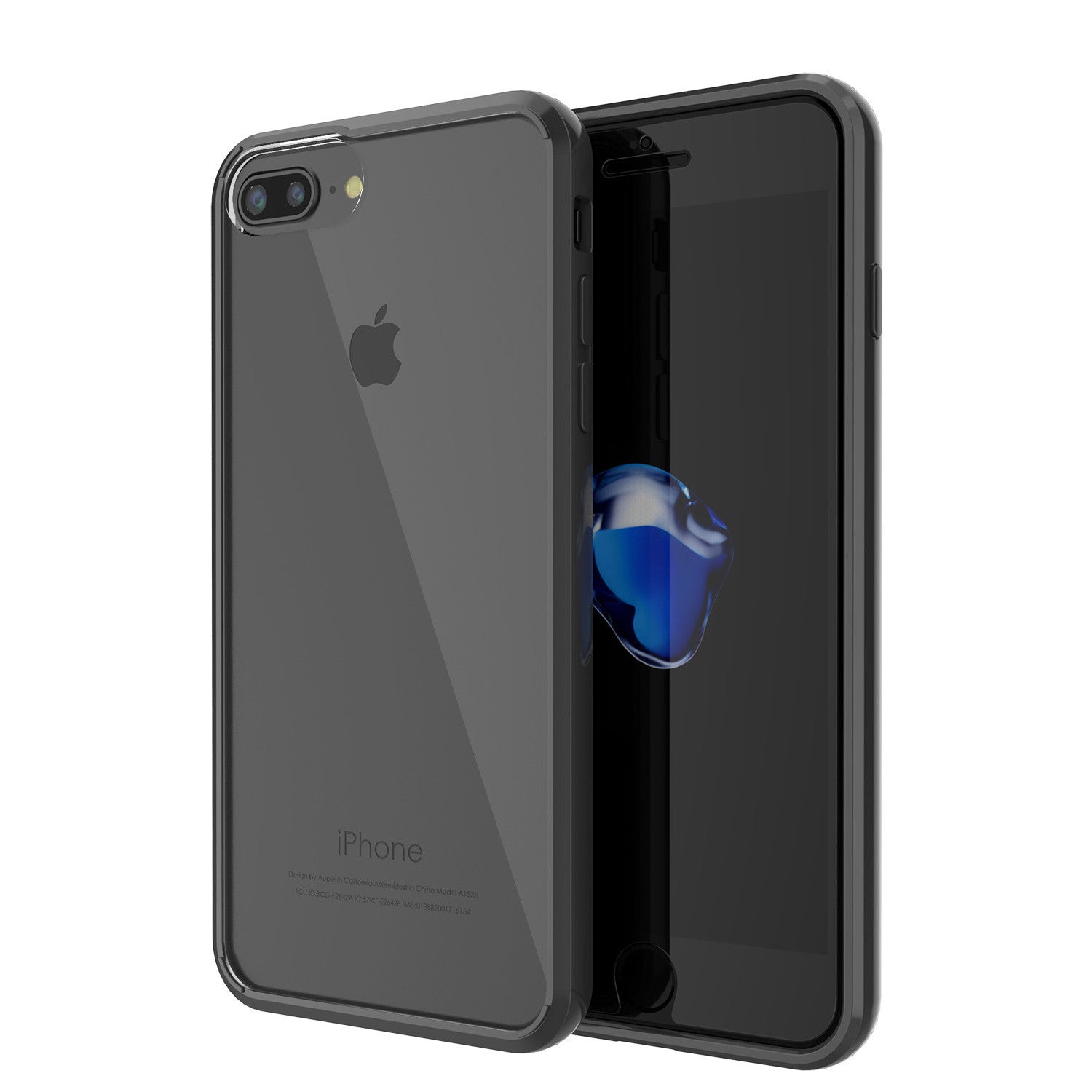 Iphone7 Plus Case Punkcase Lucid Black Series For Apple Iphone7 Plus