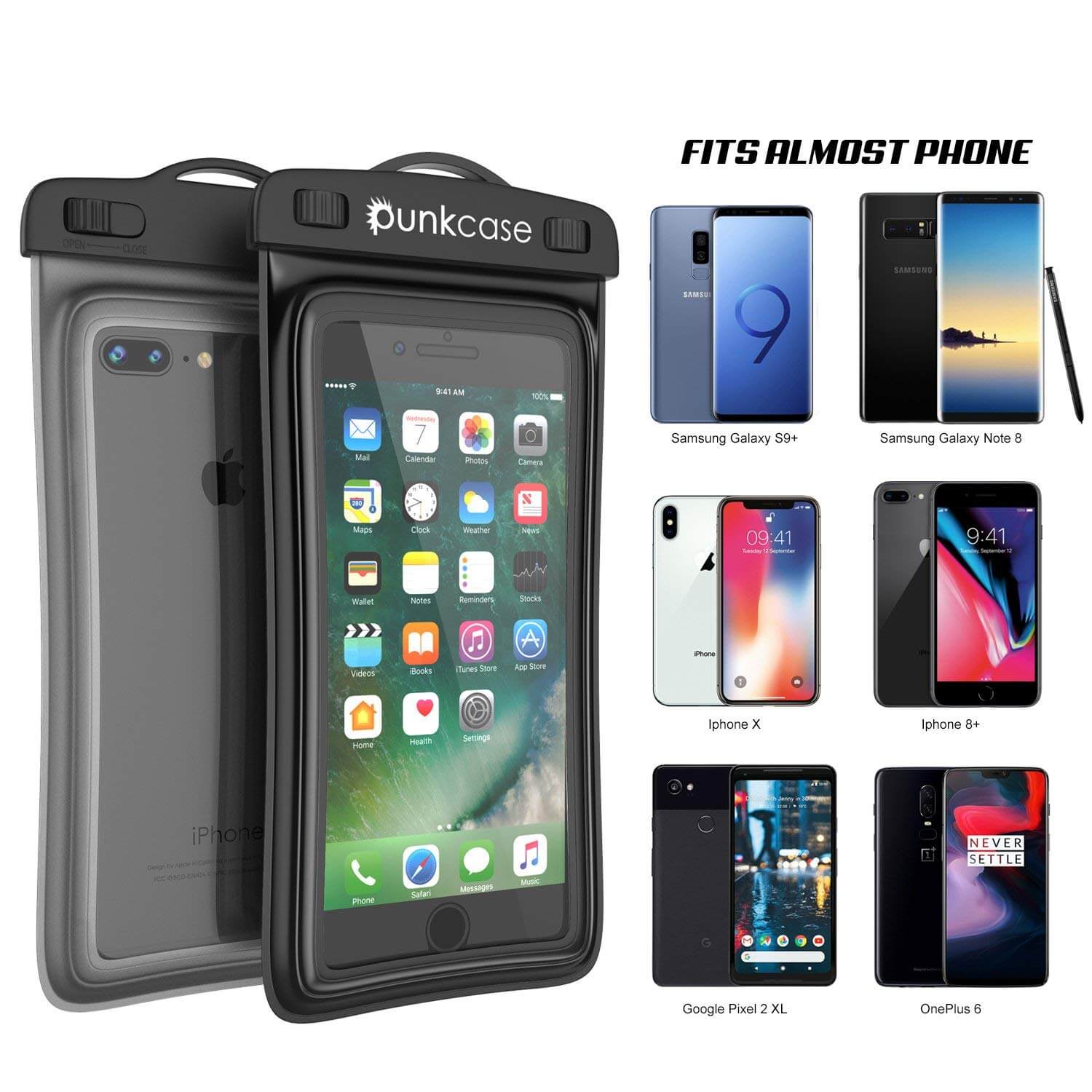 Waterproof Phone Pouch, PunkBag Universal Floating Dry Case Bag for mo