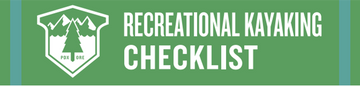 recreational kayaking checklist