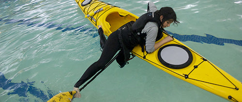 kayak reentry in a pool