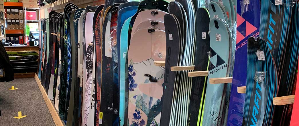 Snowboards at Next Adventure Sandy