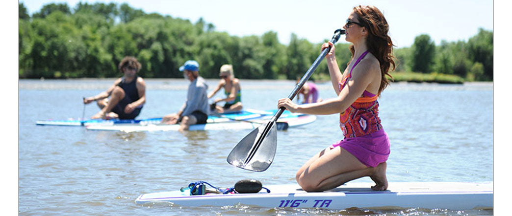 Paddleboarding on Scappoose Bay