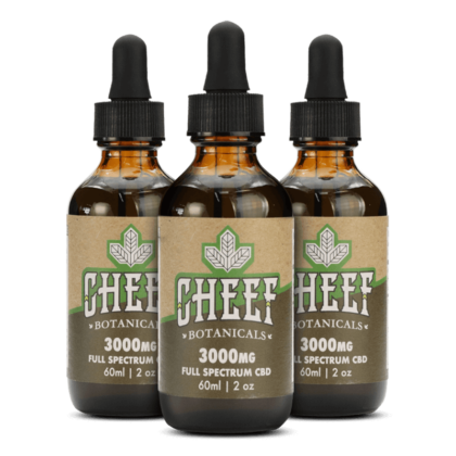 Cheef Botanicals CBD Tincture Bundle 3000mg