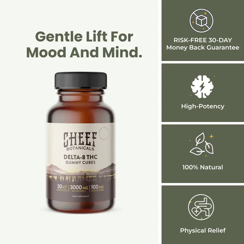 Cheef Botanical's Delta-8 THC gummies.