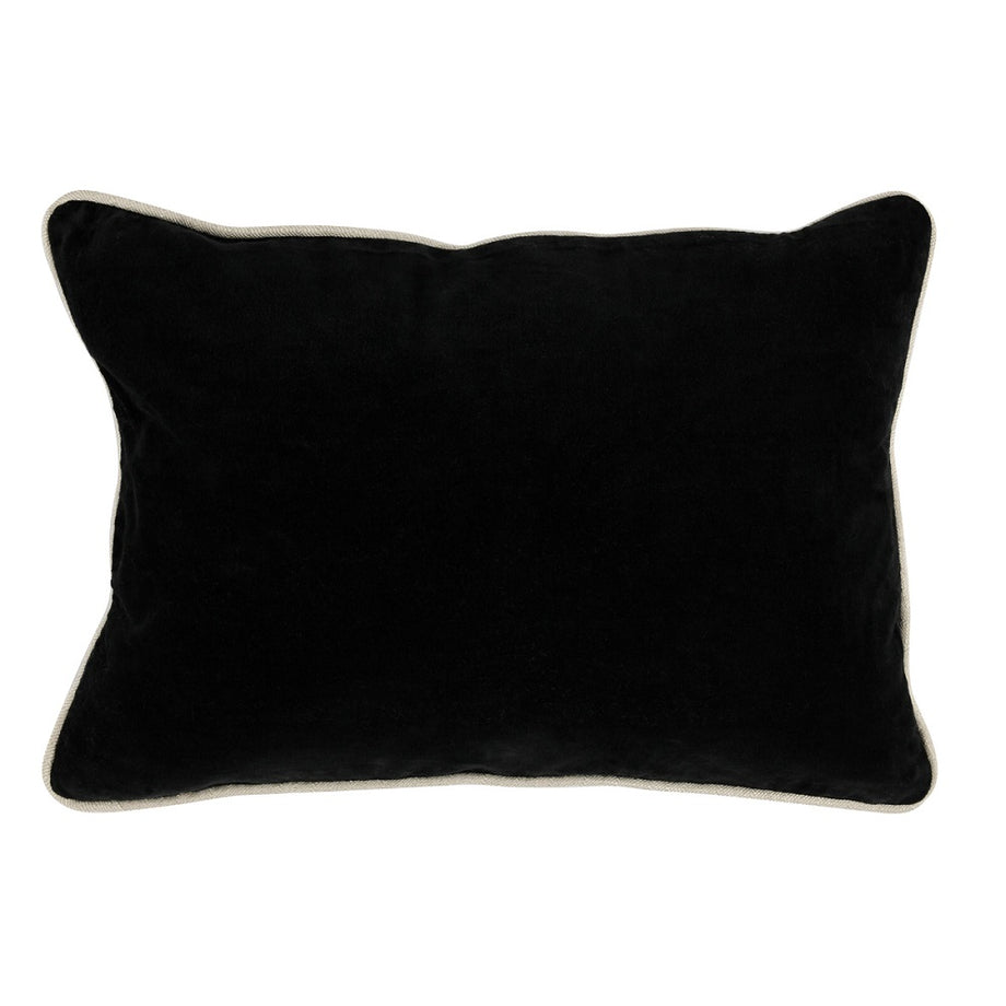 30188 Lumbar Pillow Black Piping