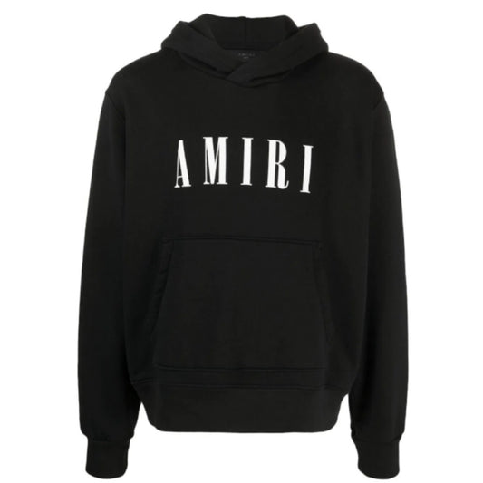 AMIRI Paint Drip Core Logo hoodie met logoborduring • Kobaltblauw •
