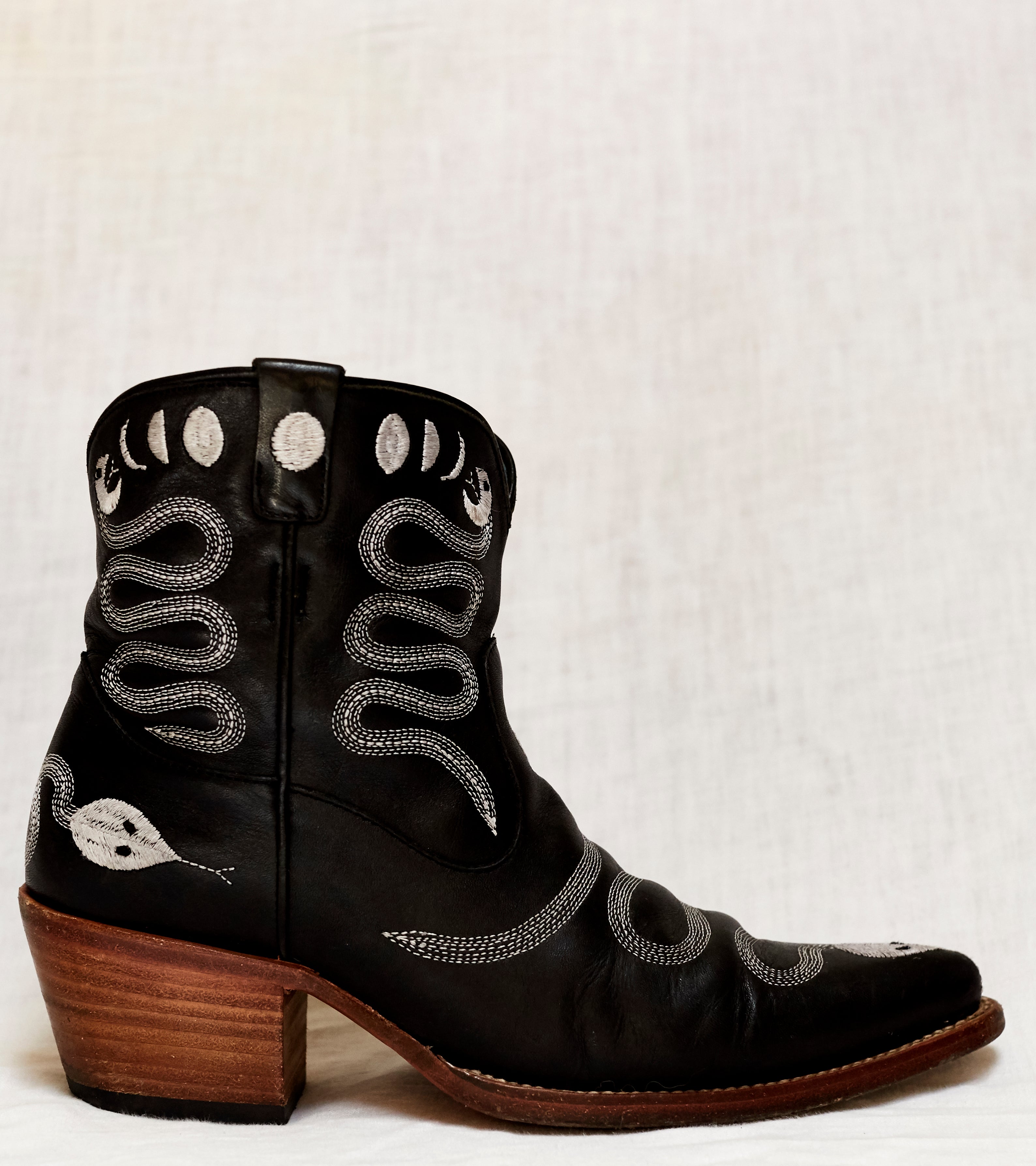 ladies black leather boots sale