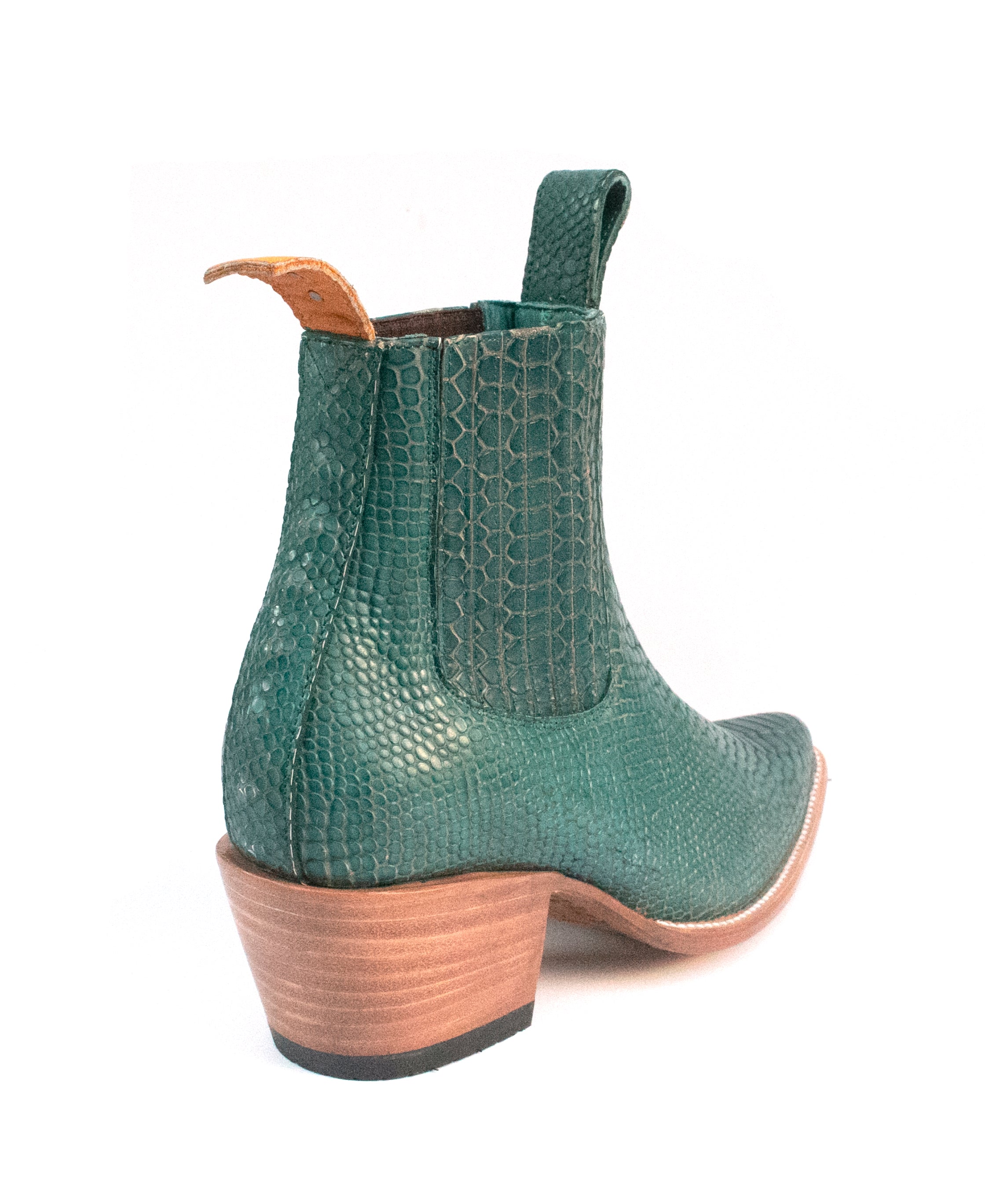 No.1001 FREEWAY chelsea boot teal 