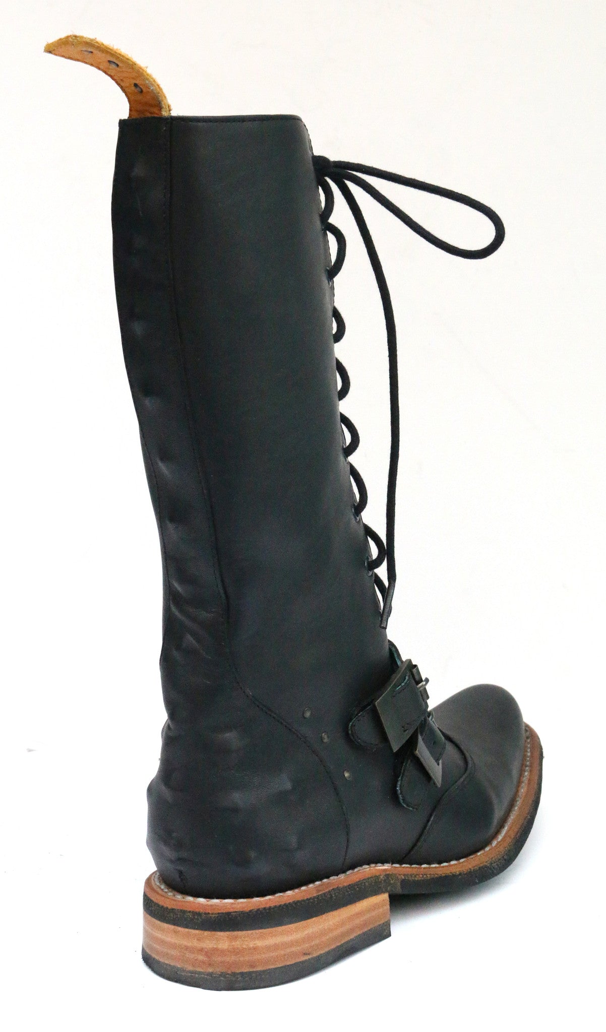 tall buckle boots