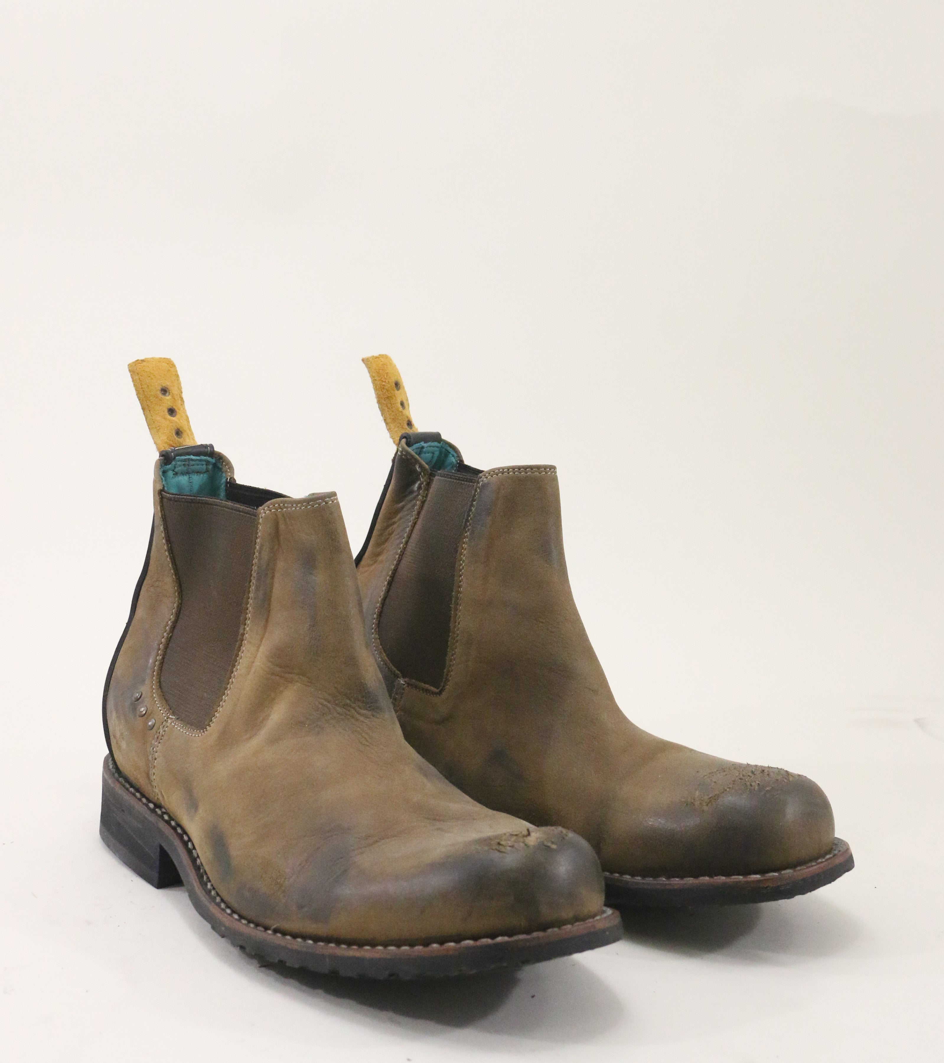 distressed chelsea boots womens