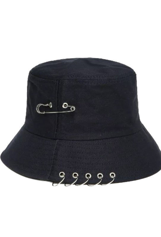 Fashion Cotton Bucket Hat With Rings