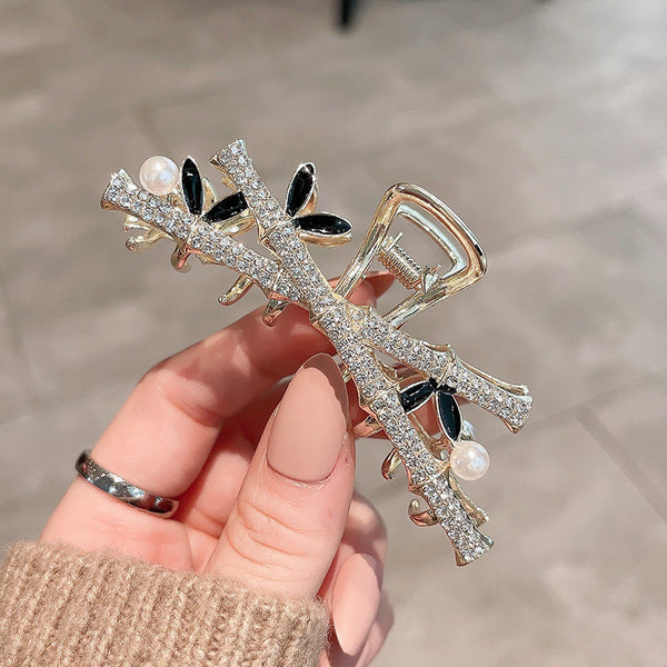 Tulip Diamond Pearl Hair Clip - RORCIE