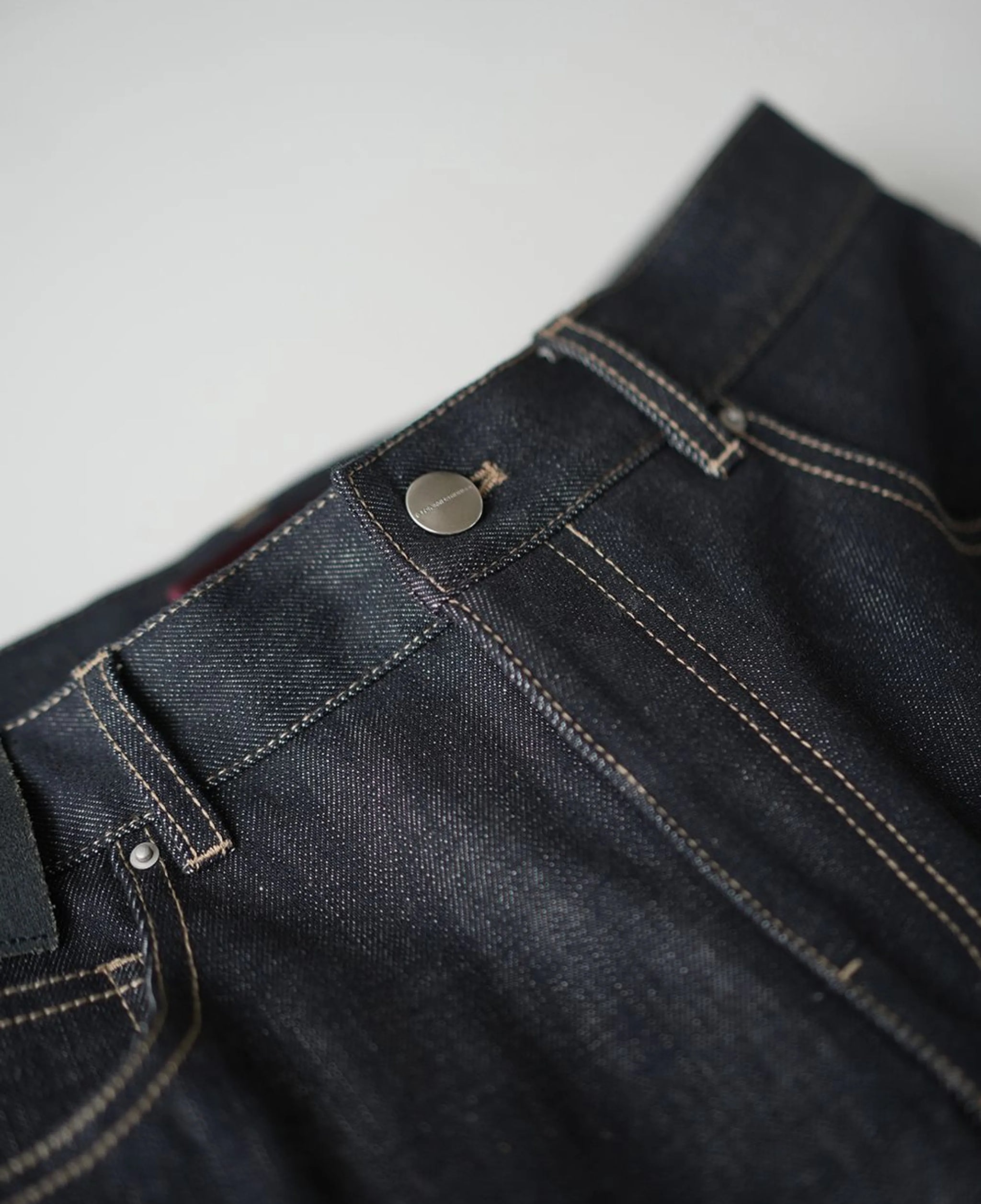 a6ba02e7-a241-493a-bc25-73e8901e9940-f8390036-d887-4165-98f6-bdd9d0593372 - Product in progress - G FOR INNERTHOUGHT Gangshan Narrow Selvedge Flared Raw Denim Jeans Straight Leg Loose Wide Leg Black