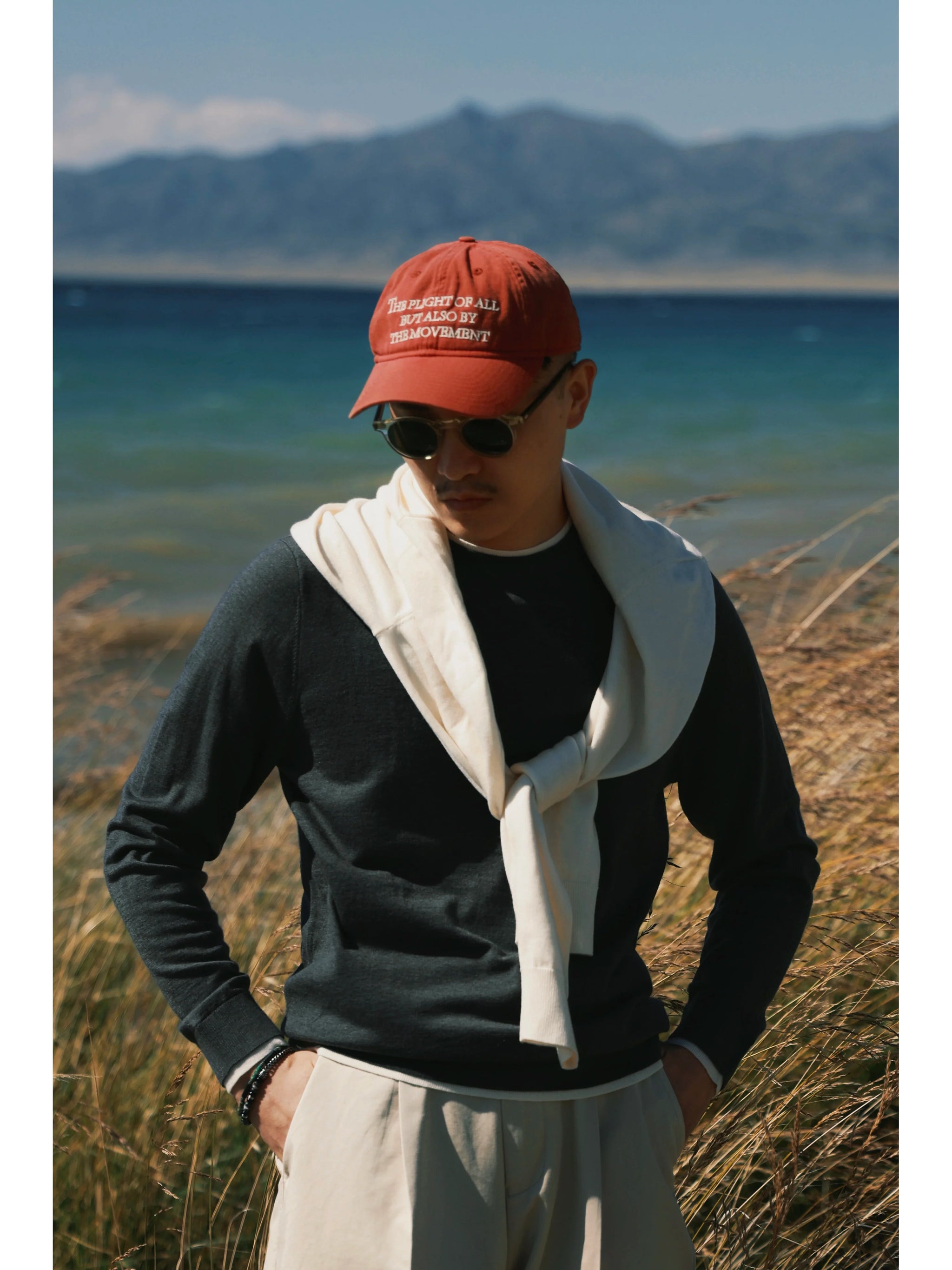 Melbourne Grey Crewneck Sweater - Image 1