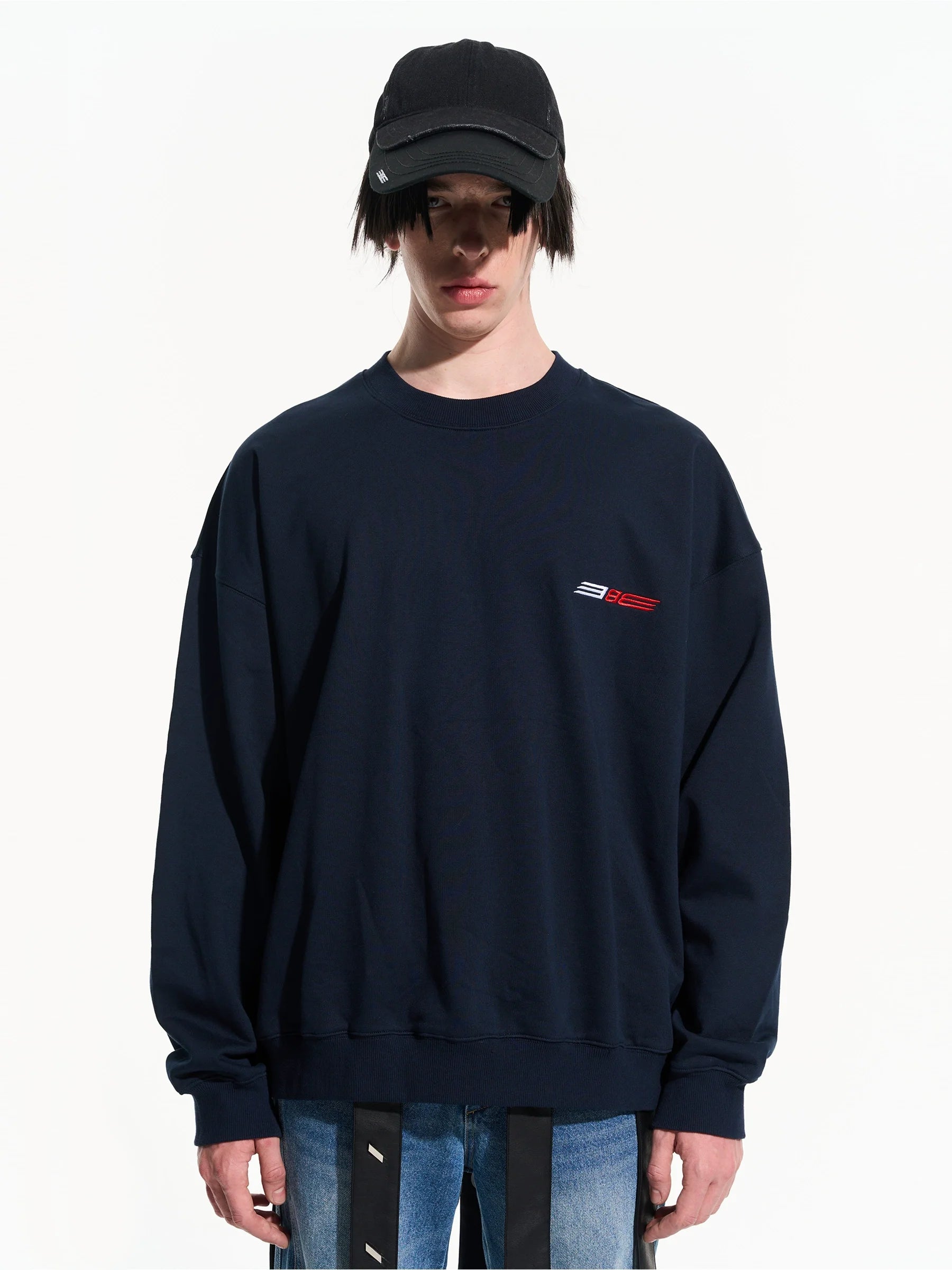 Streamlined Logo Pullover Sweatshirt - Image 1