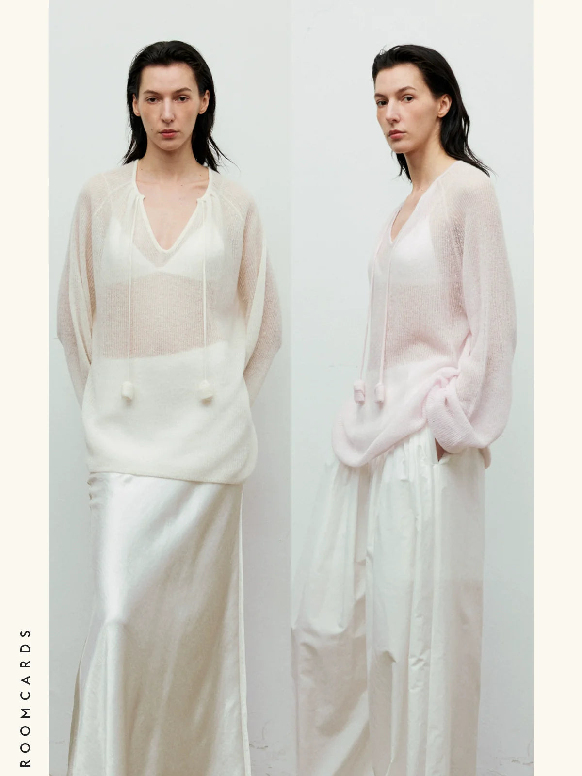 Loose V-Neck Merino-Alpaca Pullover - Image 1