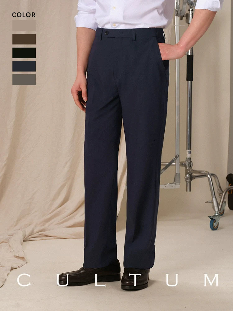 Bamboo Stretch Pleat-Free Trousers - Image 1