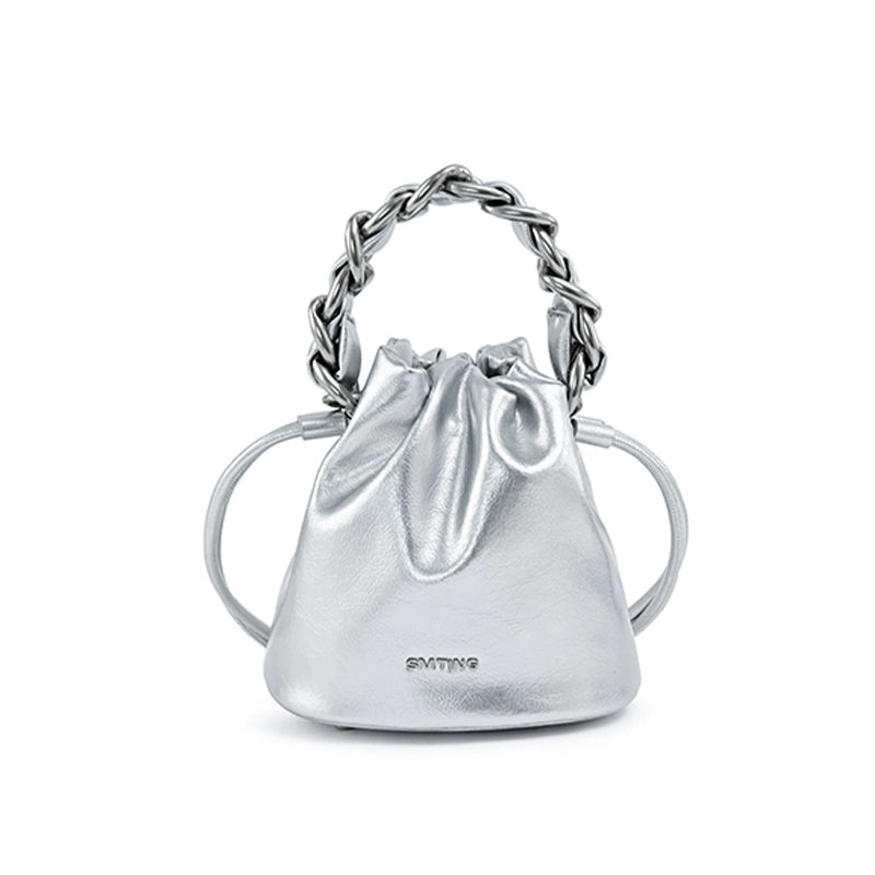 Wandering Silver Bucket Bag - Image 1