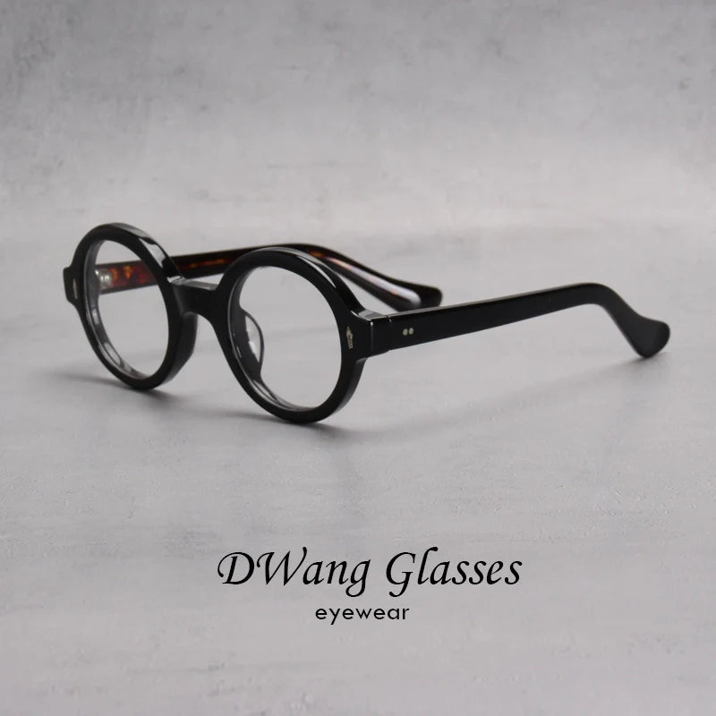 Round Acetate Frame Glasses - Image 1