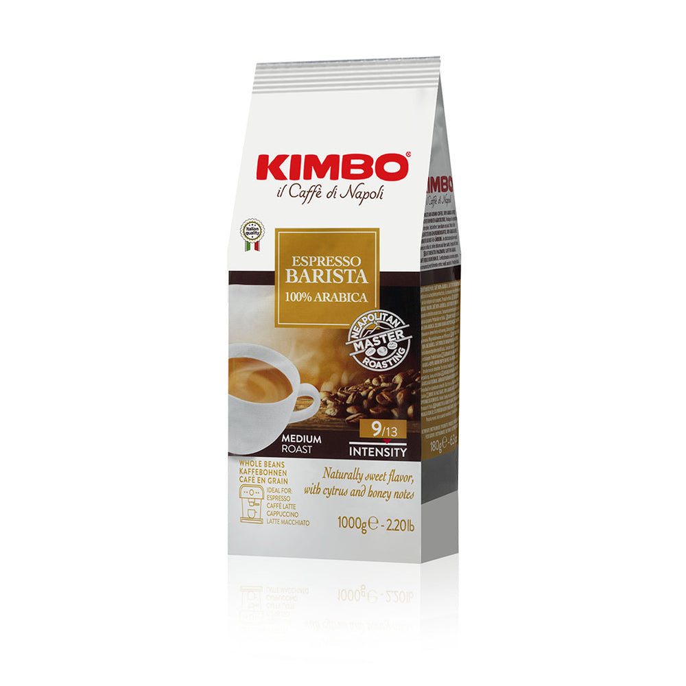 Macchina da caffè espresso + 1Kg di Caffè in Grani Kimbo + Un macinino